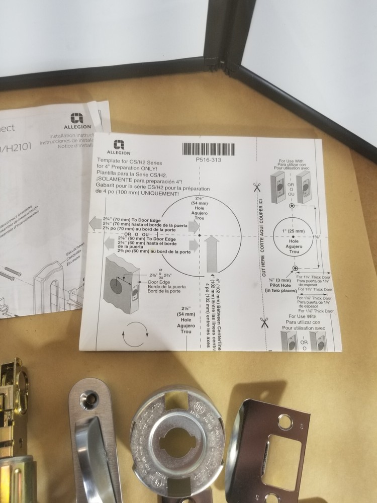Falcon H2 101L Dane Handle 626 Satin Chrome Interconnected Lock