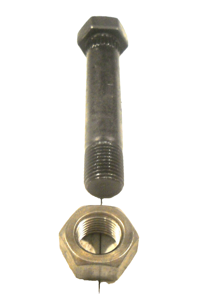 4 - Standard Shackle Bolts 9/16 x 3.5" w/Lock Nuts fits Dexter Trailer Axle