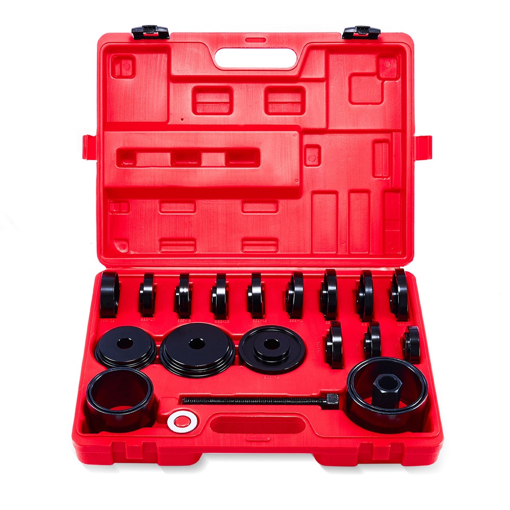 OMT Front Wheel Drive Bearing Press Removal Adapter Puller Pulley Tool Kit 23Pcs