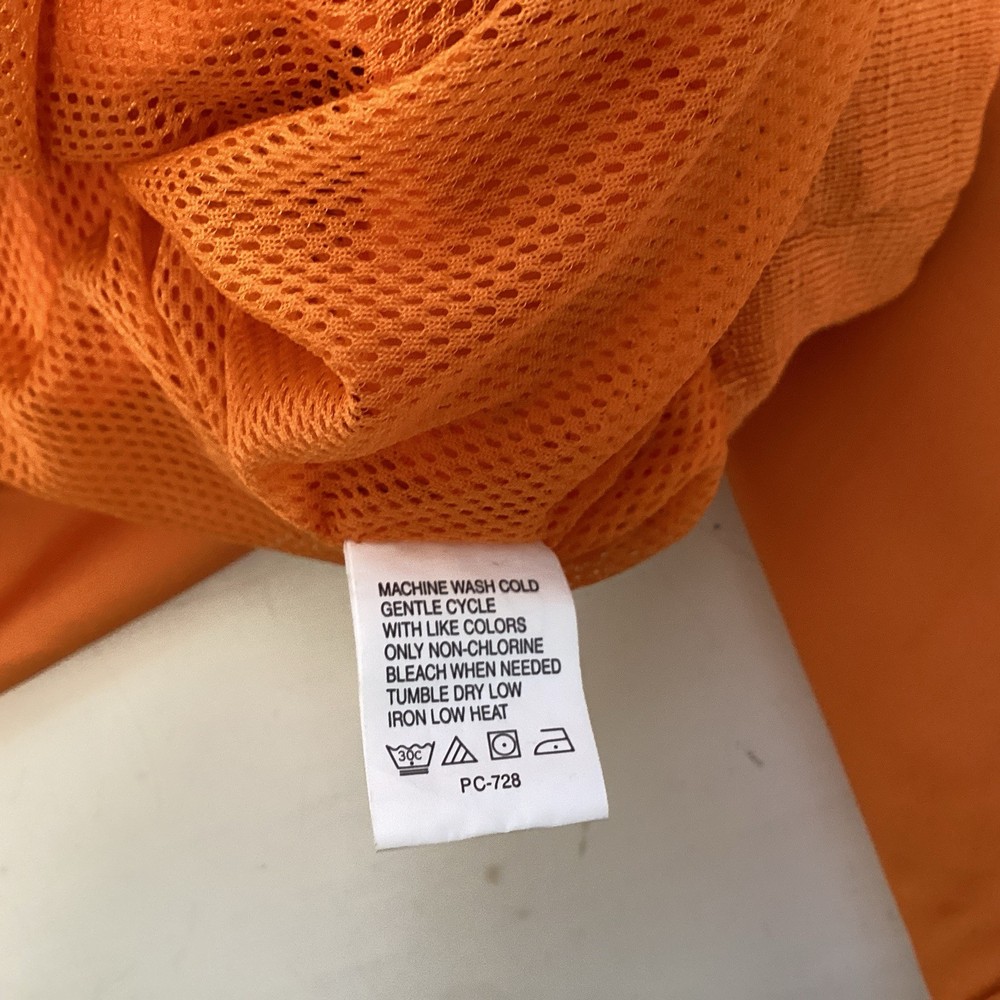 izod golf men’s jacket M xtreme function orange vneck pullover
