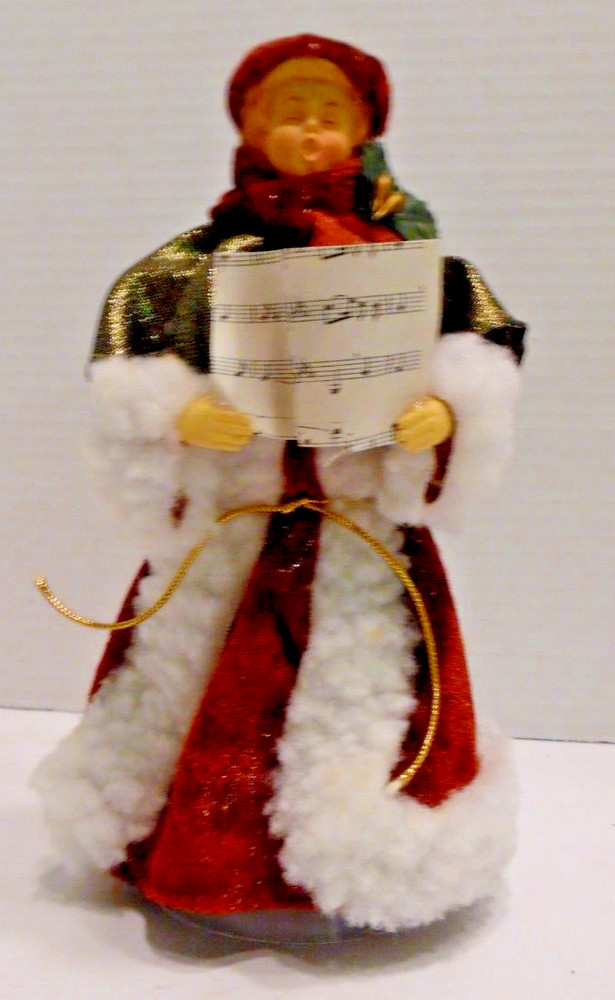 VTG Victorian Christmas Caroler Figure