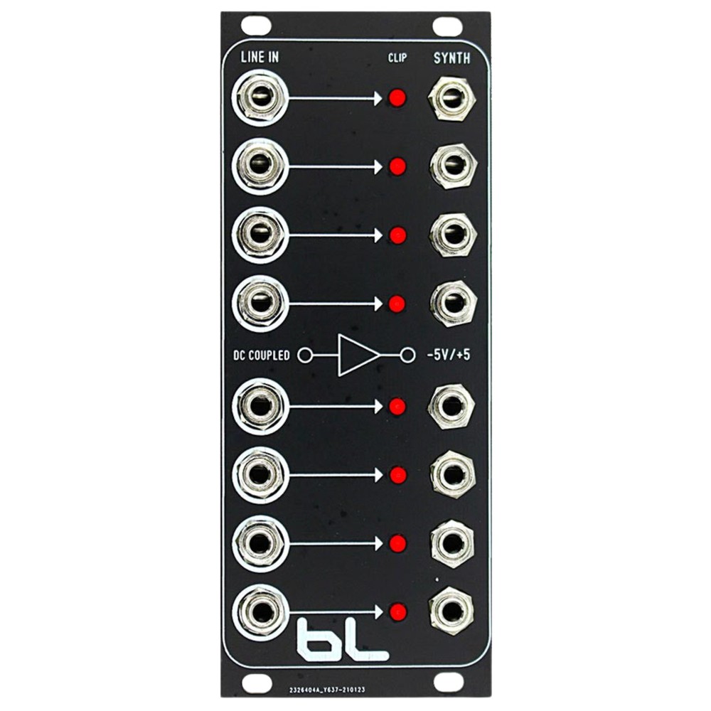 Blue Lantern Booster Array Line Level to Synth Level Eurorack Synth Module