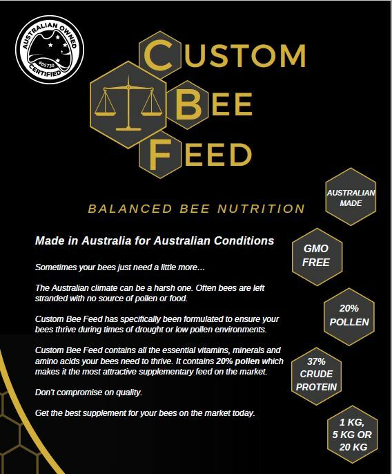 Custom Bee Feed Australian Made