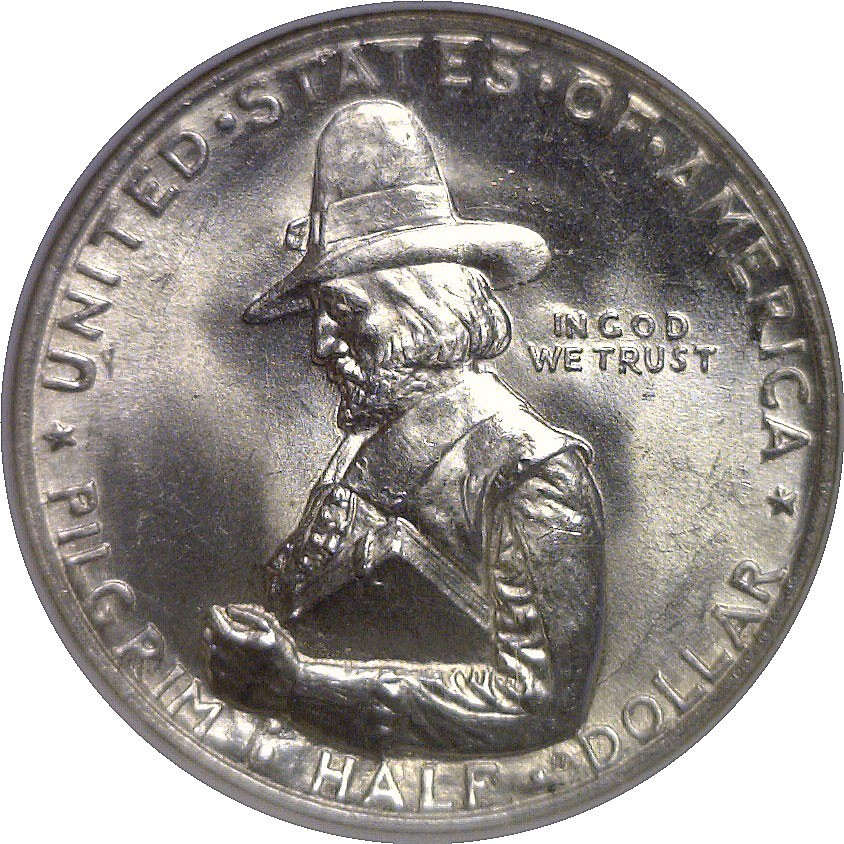 1920 Pilgrim Commemorative Half Dollar NGC MS-66