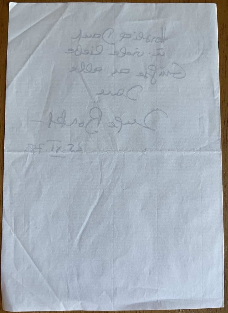 German Soprano Inge Borkh Autograph Letter