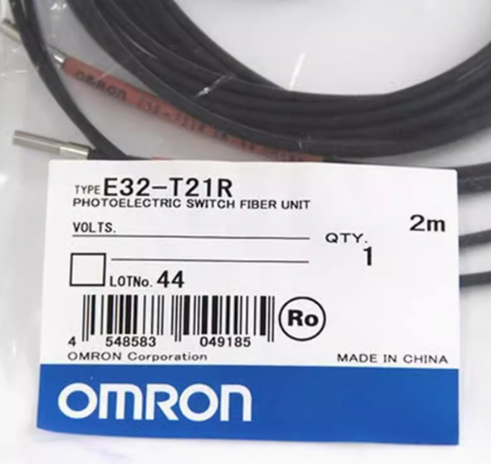 New Omron E32-T21R Fiber Optic Sensor