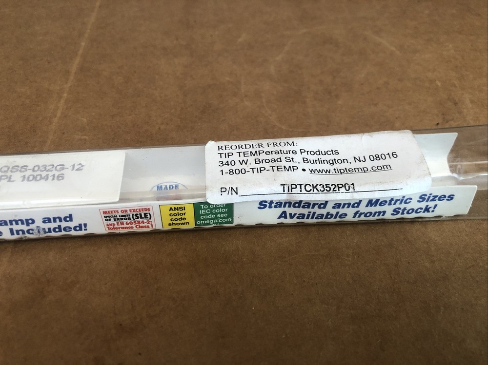 Omega Engineering Thermocouple Probe TIPTCK352P01