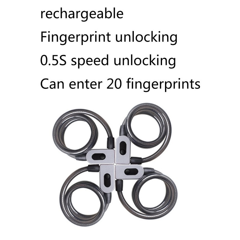 Waterproof Chain Lock With Fingerprints Electronic Security Solution For Outdoor