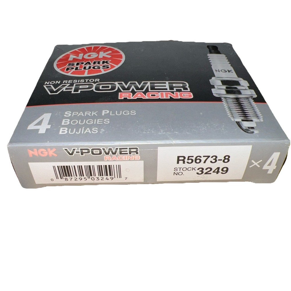 NGK Spark Plugs 3249 Racing Spark Plug 4-Pack