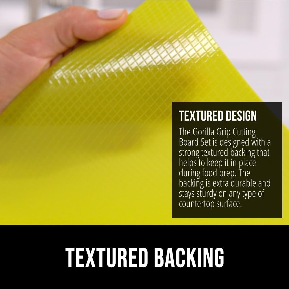 Ultimate 5-Piece BPA-Free Cutting Board Set - Flexible, Lightweight, Color-Coded