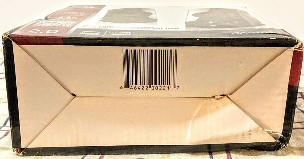 New In Box Cyber Acoustics USB Powered Speaker System CA-2017 Black