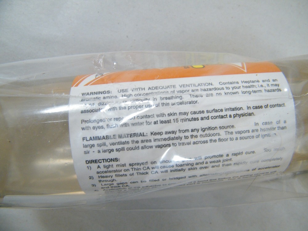 SIG KWIK-SHOT & GREAT PLANES PRO CA ACCELERATOR ACTIVATOR