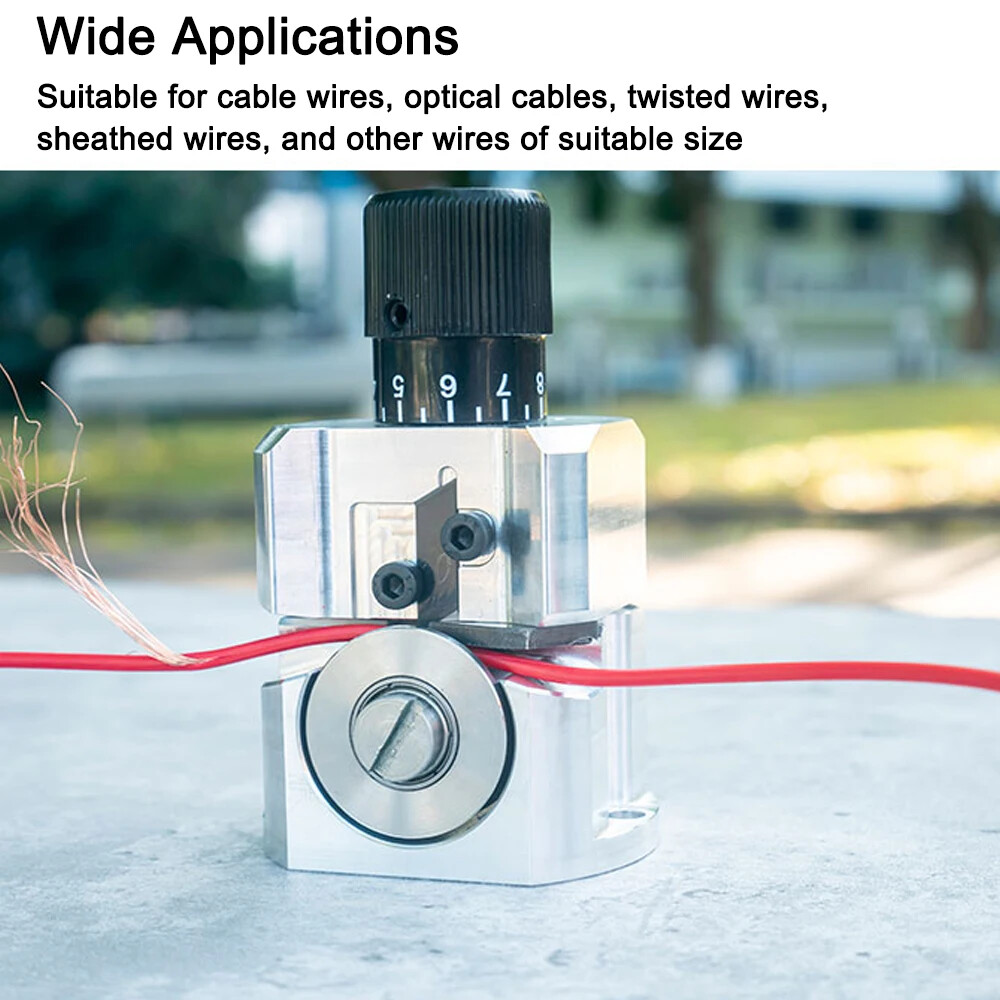 Wire Stripper Aluminum Alloy Manual Wire Stripping Tool Cable Peeling Machine