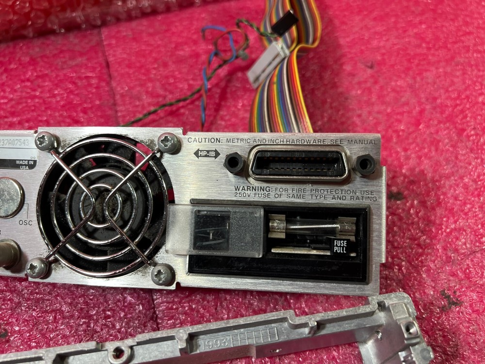HP438A Used Power Meter Rear Panel