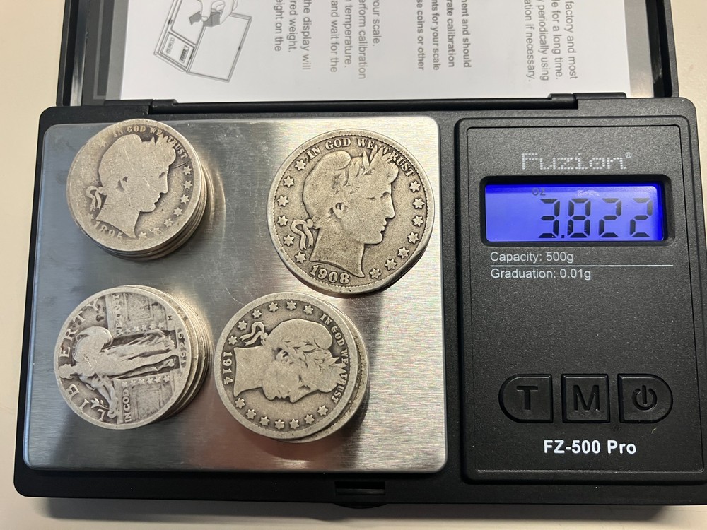 SILVER coins from 1894-1929