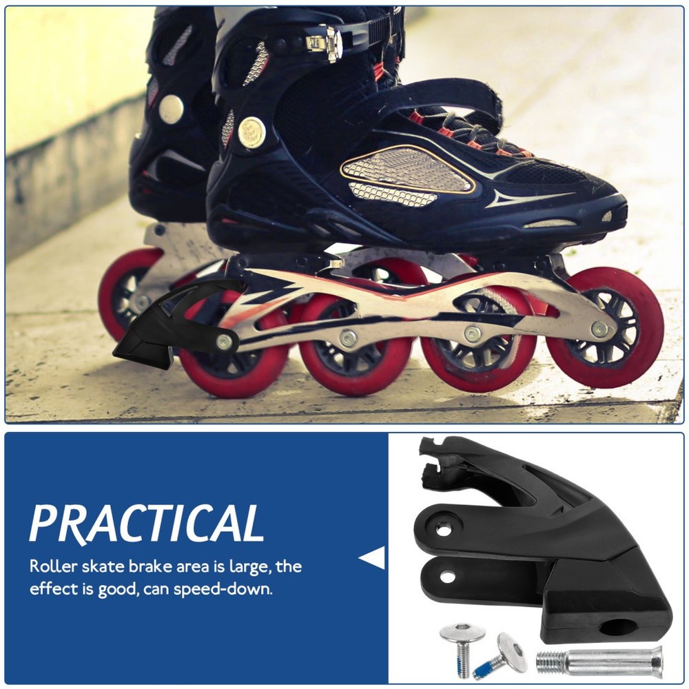 Inline Skates Replacement Brake Roller Stoppers for Block Pad Part