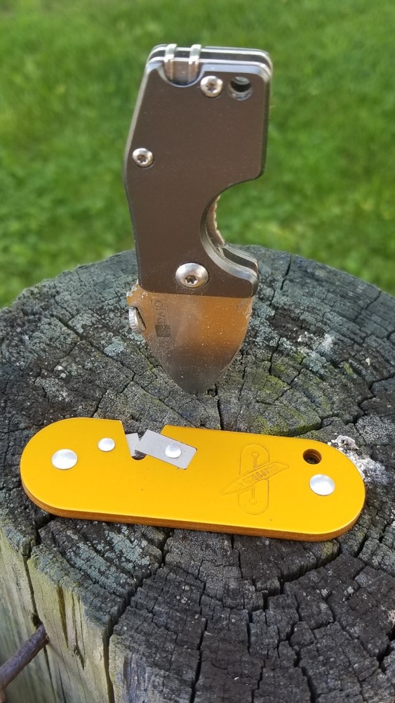 Sterling Pocket Knife / Tool Sharpener & Compact Fire Ant Folding Knife