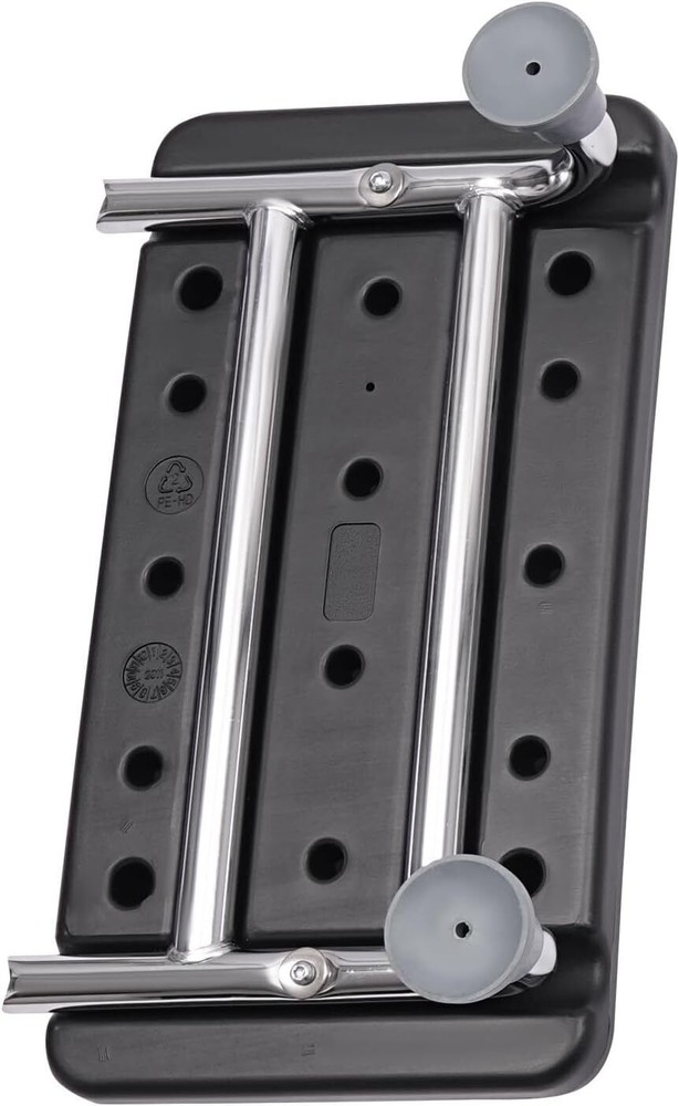 Elegant 2-Step Stool with Adjustable Handle for Seniors, Heavy Duty Design