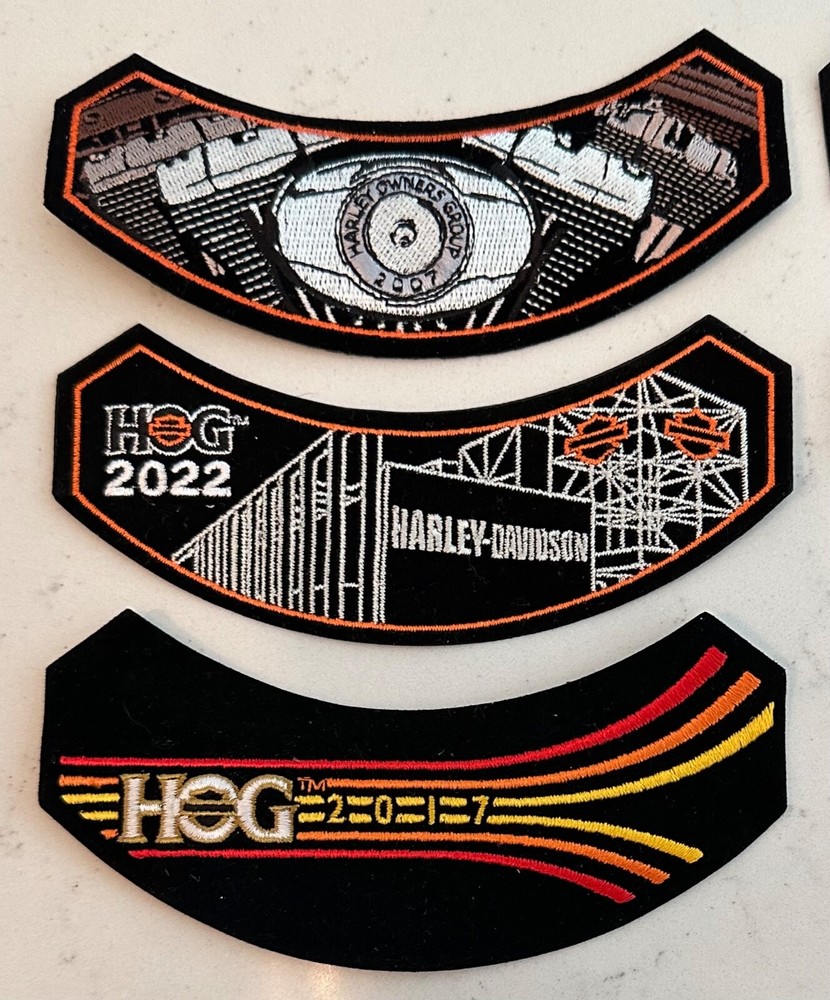 Harley Owners Group Motorcycle HOG Pins & Patches