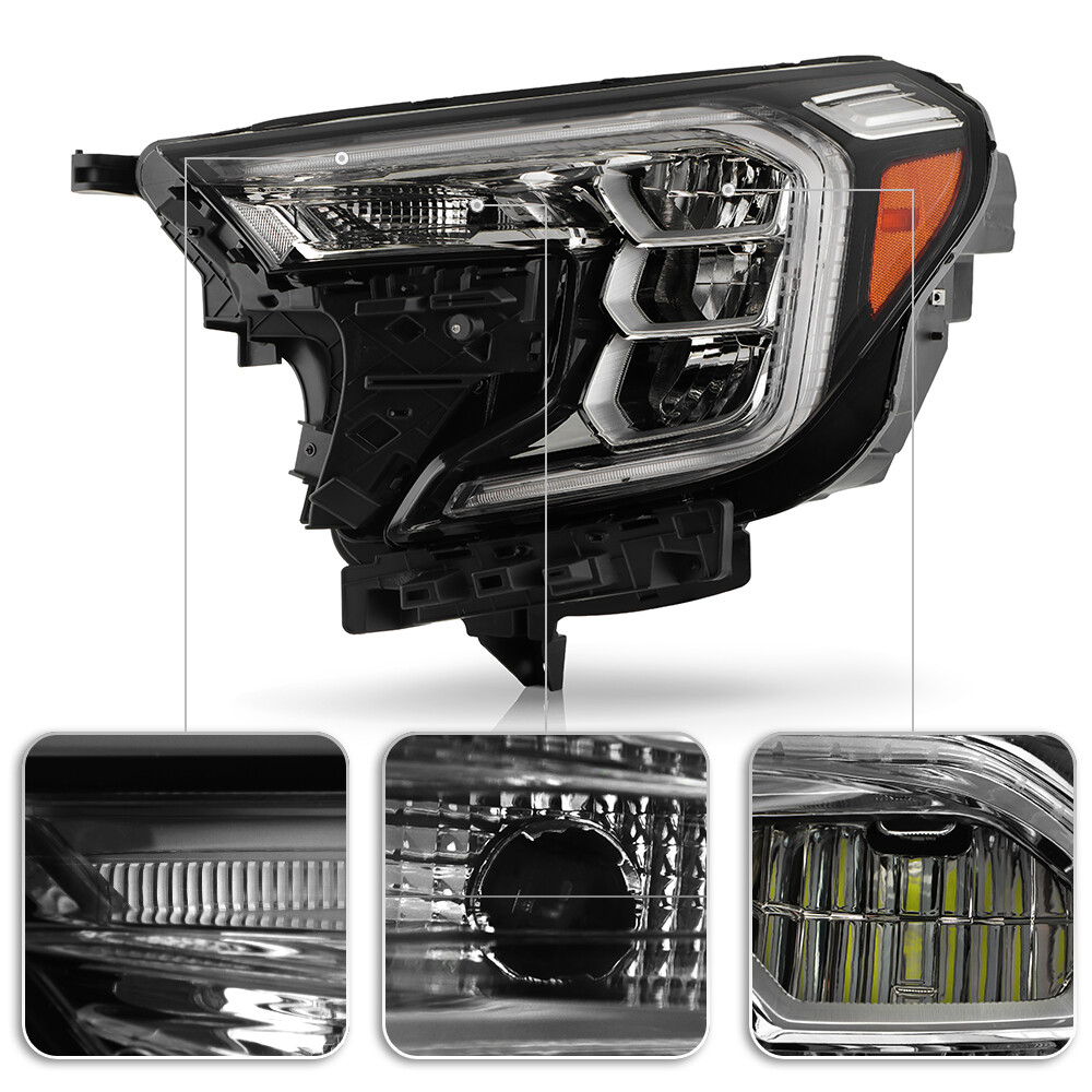 For 2022-2024 GMC Terrain AT4 | SLE | SLT LED Reflector Headlight Driver Side