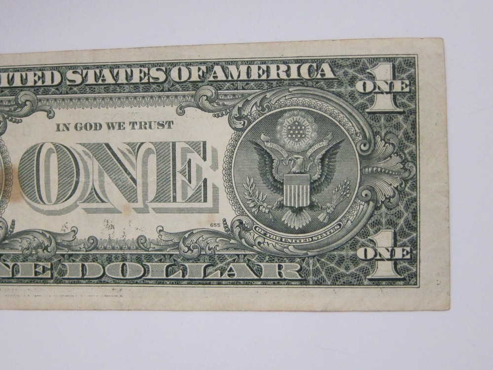 1995 $1 Error Printing & Cut #D57549141M