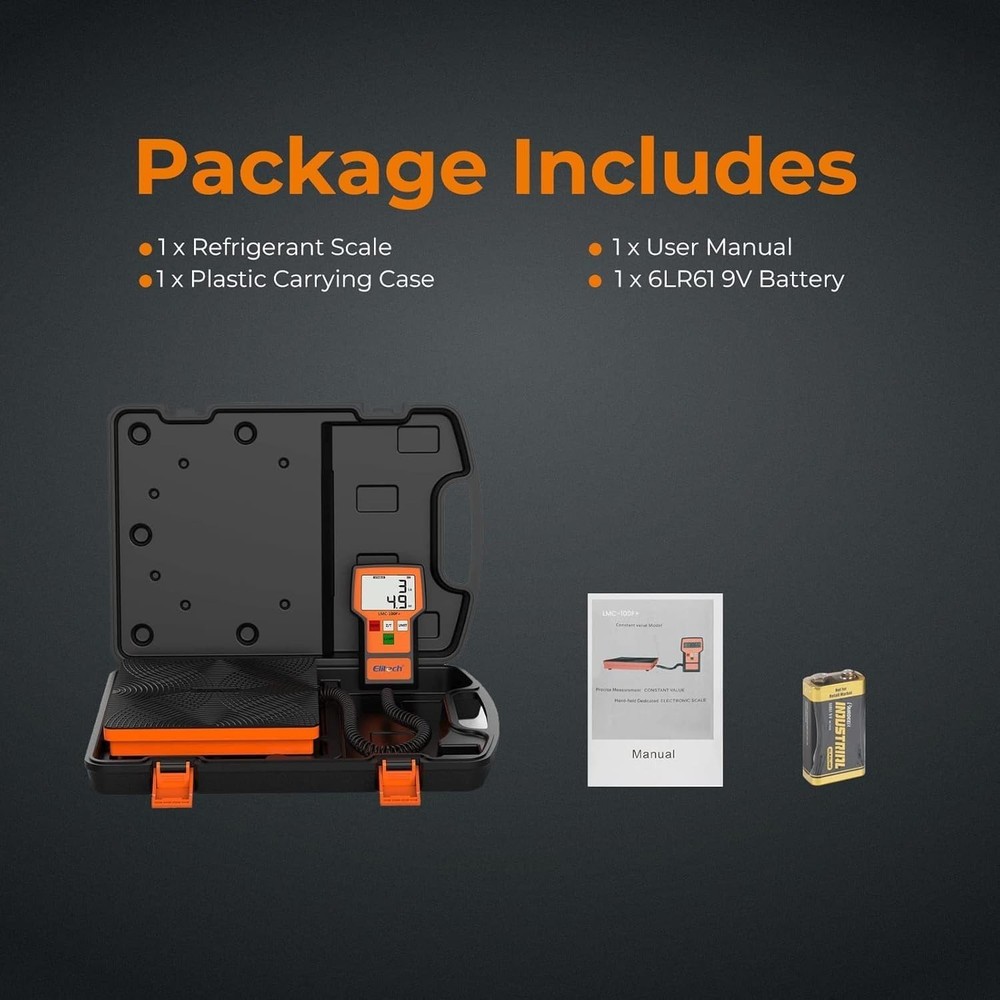 High Precision 110Lbs Refrigerant Charging Scale for HVAC