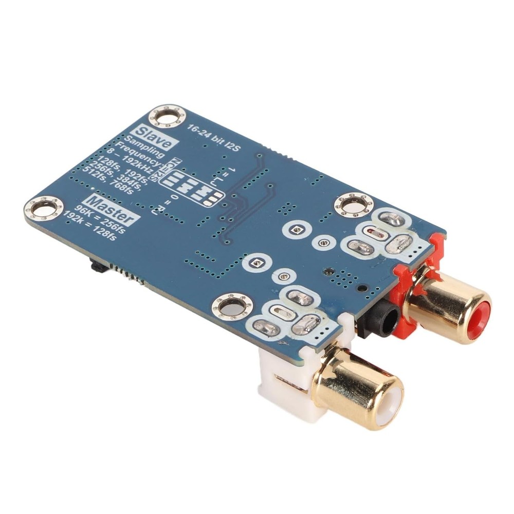 I2S ADC Audio Card Module, 24bit 192k 96k Master Mode Development Board,...