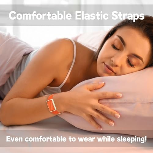 Nylon Straps Compatible with Polar Loop Bands Replacement, Small Orange