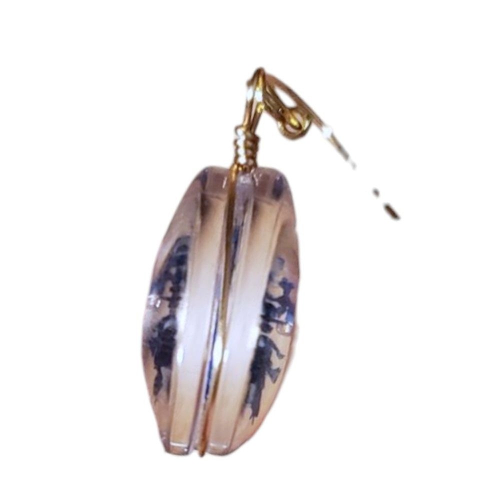 Fairycore Blue Flower Resin Earrings