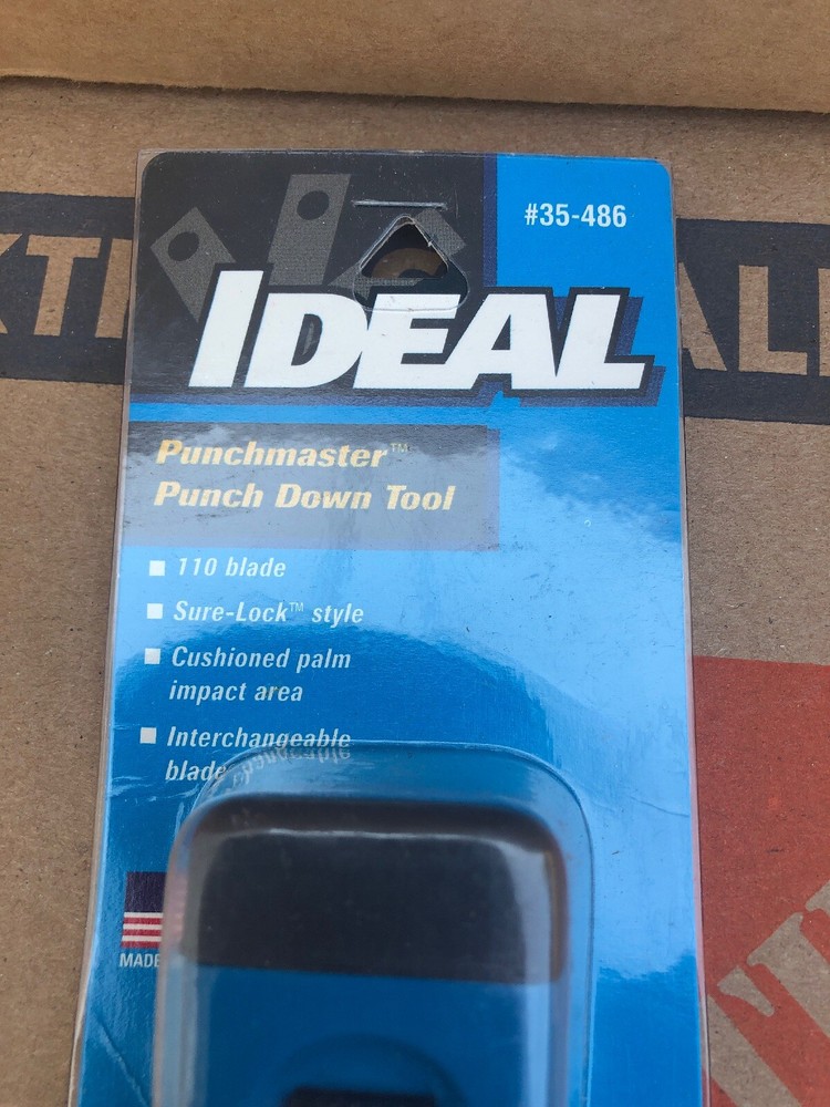 IDEAL 35-488 PUNCHMASTER PUNCH DOWN TOOL WITH 66 BLADE. #JB6