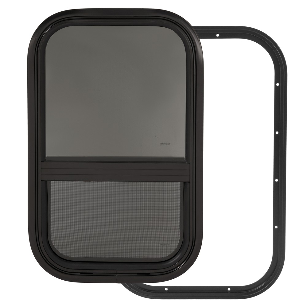 RV Window 14/18/24/35/36/42" H × 12/15/20/22/24/40" W w/ Trim 1-3/4" Windows