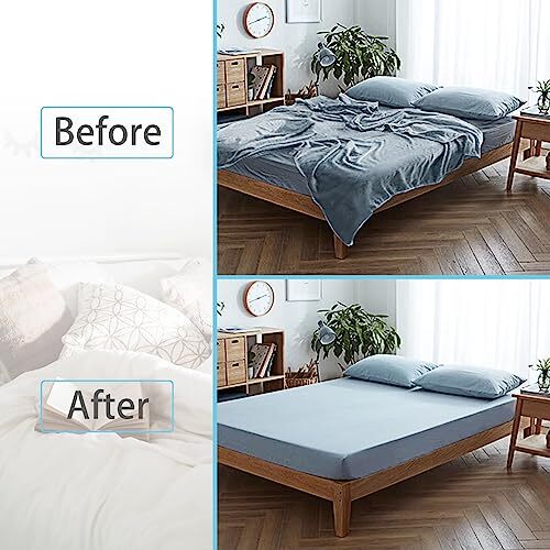Bed Sheet Straps/Fitted Sheet Holders for Corners - Keep Your Bed White (2pcs)