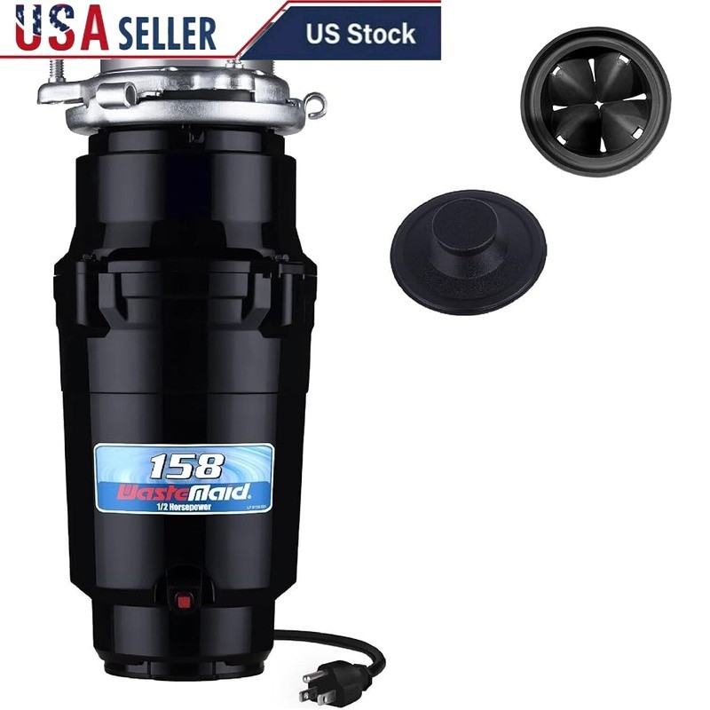 1/2 HP Compact Garbage Disposal Continuous Feed Torque Master Grinding System US