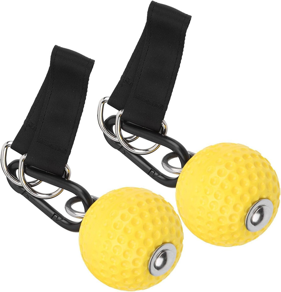 Pull up Ball Grip, Rock Climbing Grip with Strap Pull up Handles Hooks Non Slip