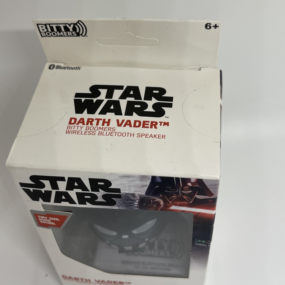 Bitty Boomers Star Wars Wireless Bluetooth Speaker ~ Darth Vader~ New In Box
