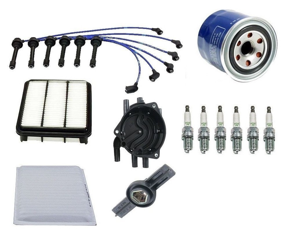2000-2001 for Mitsubishi Eclipse 3.0L Tune Up Kit Cap Rotor Filter Plug Wire Set