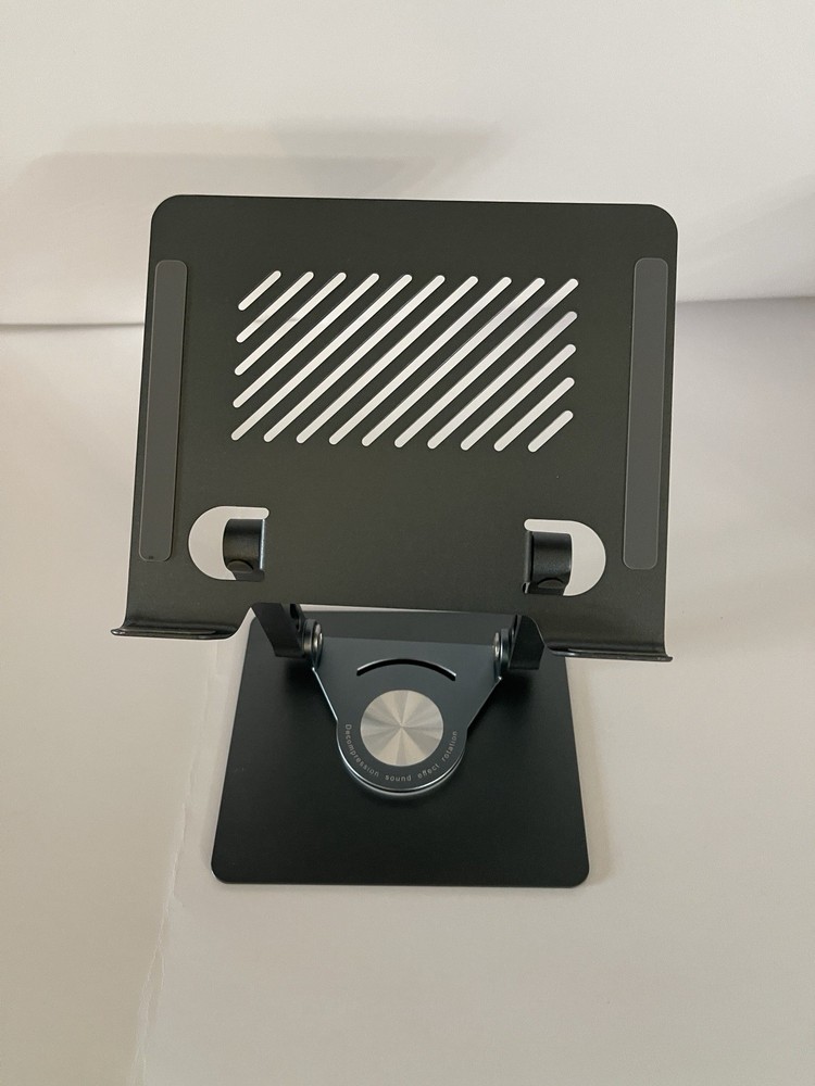 Tablet Stand  Metal, Swivels, Up And Down
