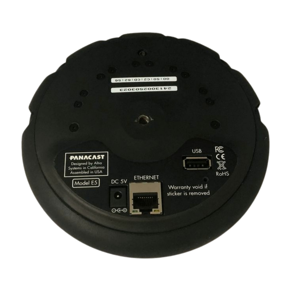 Panacast E5-USB Panoramic 180° 6 Lens Video Conferencing Camera & Adapter