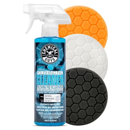 Buffing Pad Sampler Kit - 4 Piece Detailing Set with 3 Professional Foam 6.5"