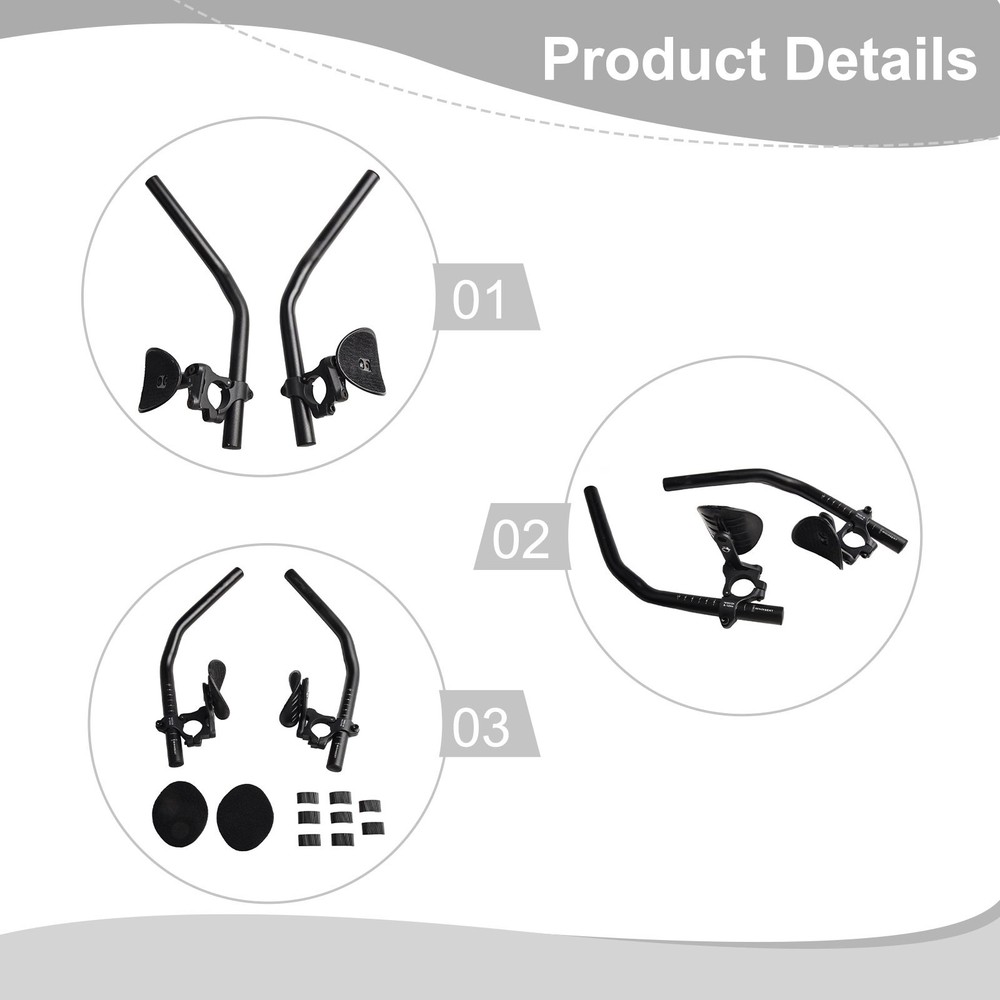 Adjustable Rest Handlebars for Road and Mountain Bikes Ergonomic Design