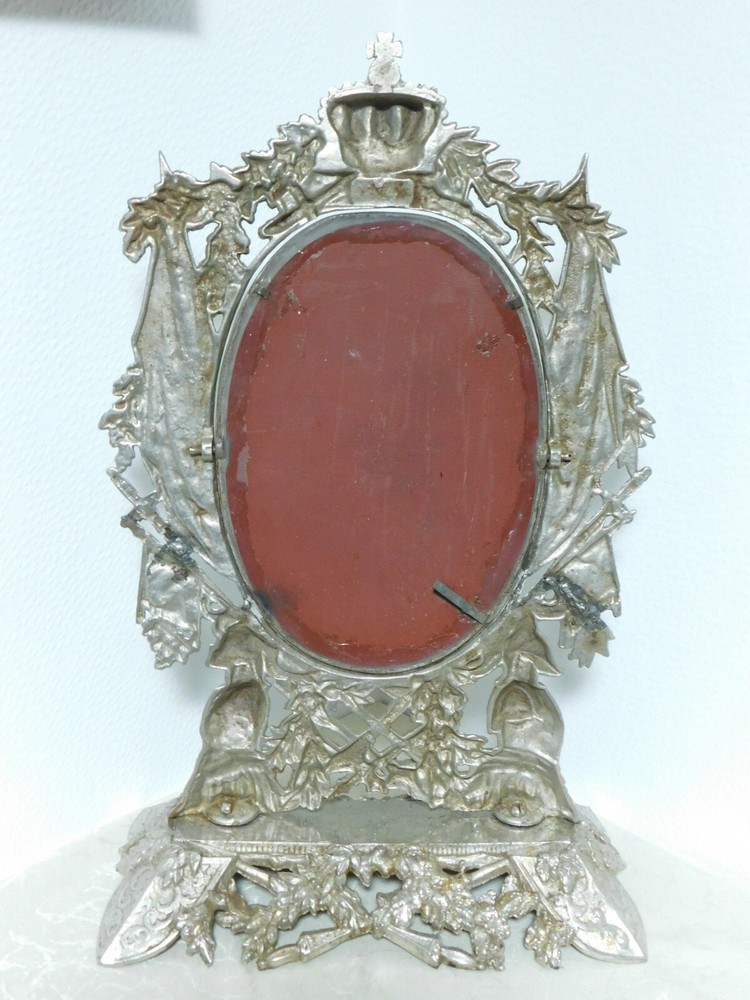 Psyche Mirror Decor Cast Patriotic! Vintage!