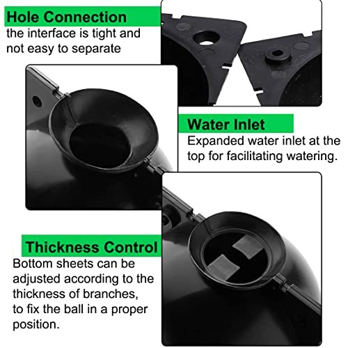 10 PCS Air Layering Propagation Kit with Zip Ties, Reusable Half Medium