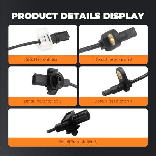 ABS Wheel Speed Sensor Front Left Right Compatible with Accord 2008-2012 TSX