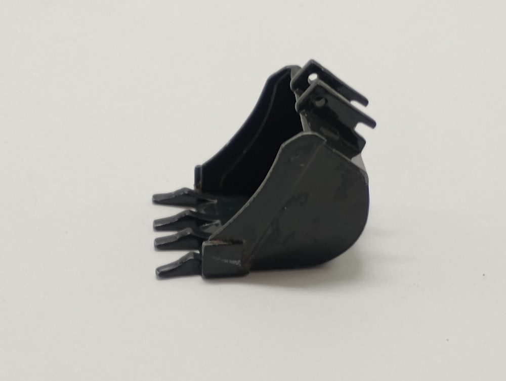 Approx 1-1/4" Black Diecast Excavator Backhoe Construction Replacement Bucket