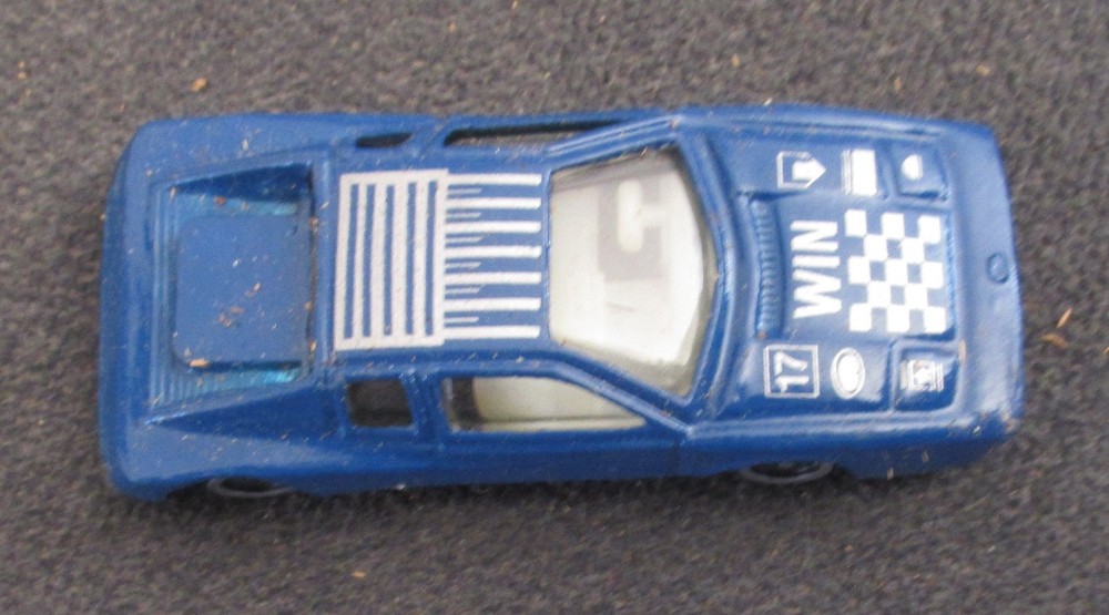 Matchbox Style Blue Race Car - 2¾" Long