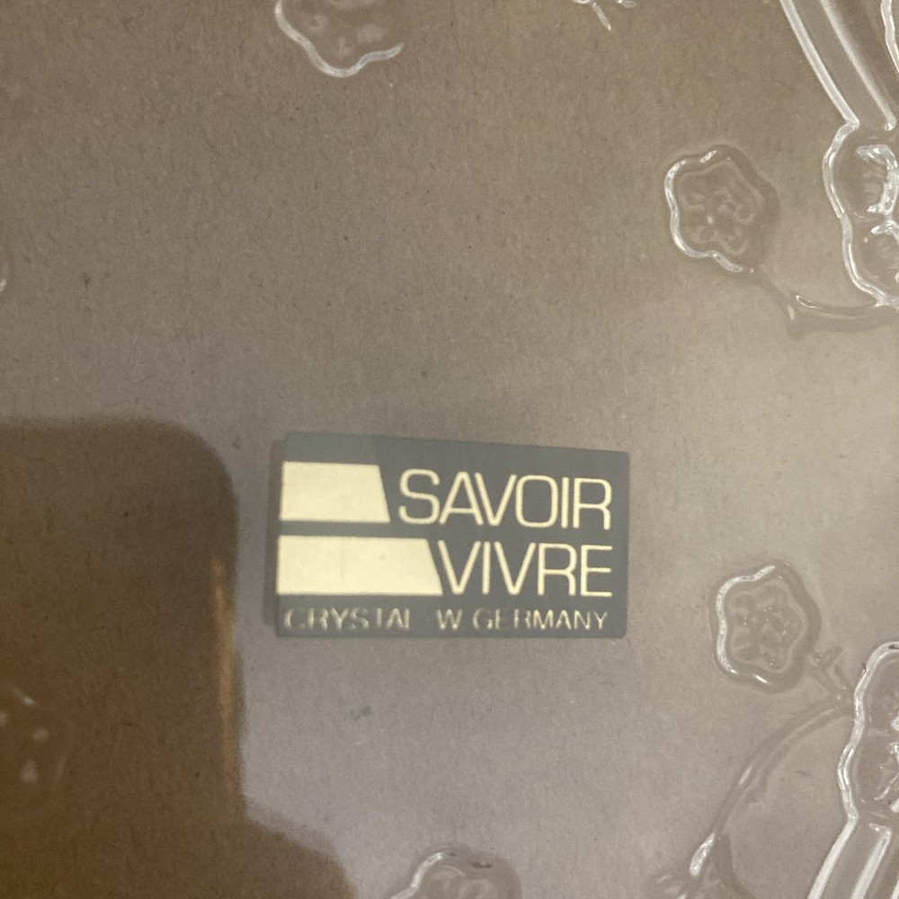 Savior Vivre Crystal Platter “Diana”, Christmas Combo Tableware