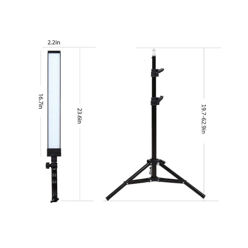 180 LED Light Photography Studio LED Lighting Kit Adjustable Light with Light...