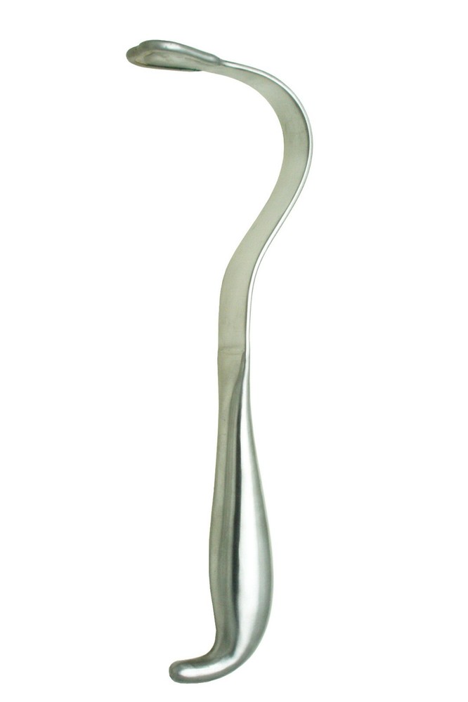 Harrington Retractor 12" x 2" Light Weight Stainless Hollow Handle