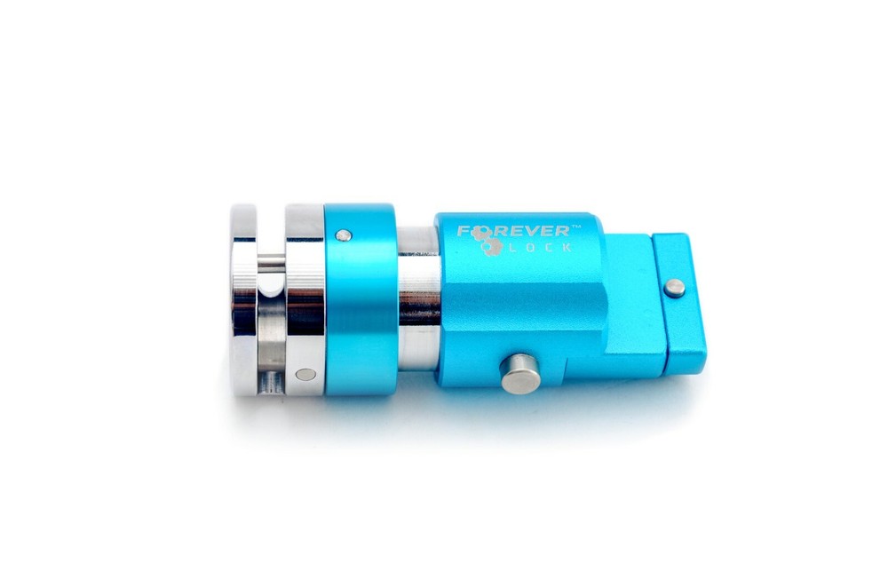 THE FOREVER LOCK - UNPICKABLE MOTORCYCLE DISC LOCK (BLUE) (Upgraded V.2)