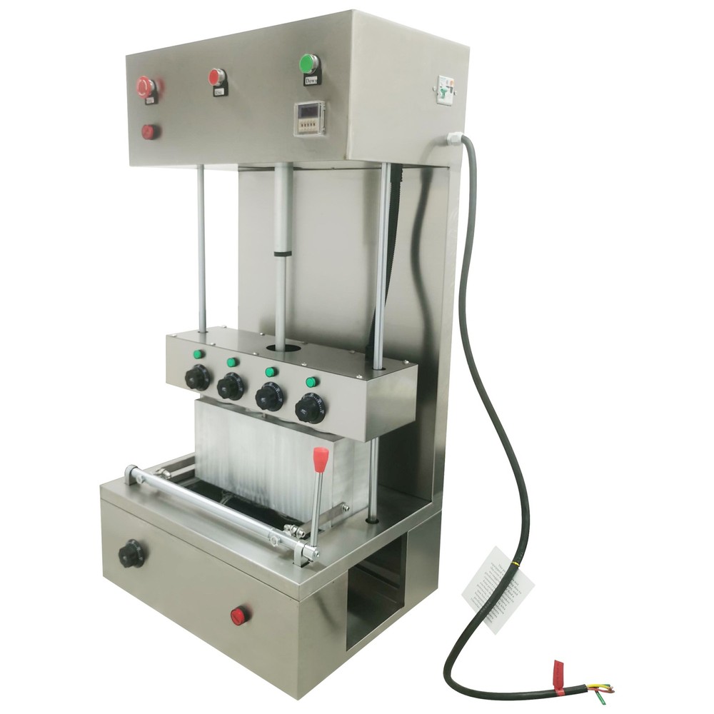 Pizza Cone Forming Machine Pizza Base Press Forming Machine Conical Pizza 4 Head